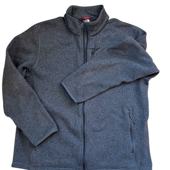 The North Face men’s size 2 XL sweater jacket with full zip. - Picture 4 of 10